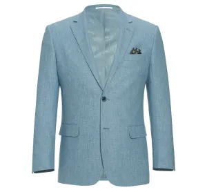 Alessandro Vitello by Renoir 2-Piece Slim Fit Notch Lapel Solid Suit 201-11