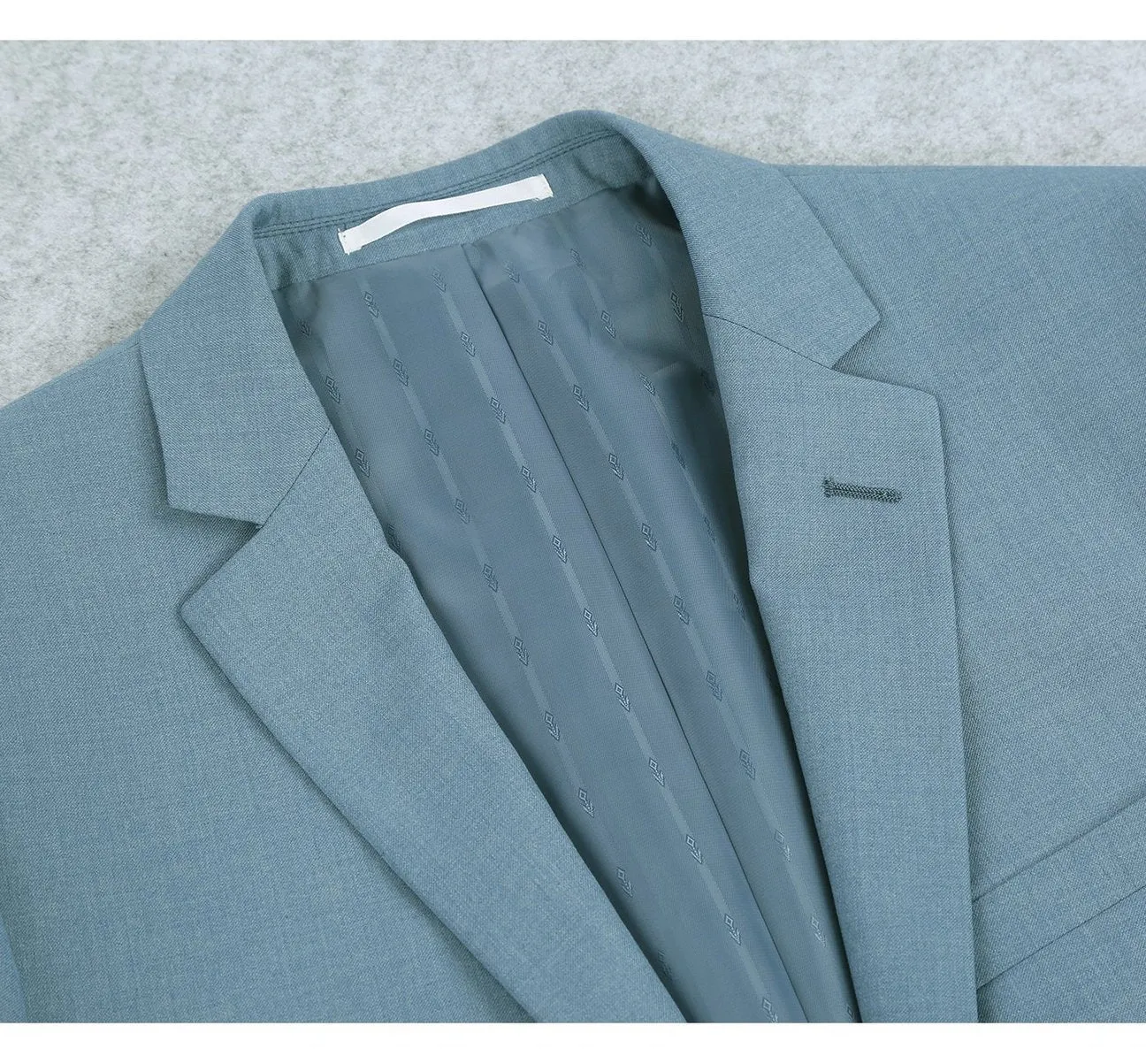 Alessandro Vitello by Renoir 2-Piece Slim Fit Notch Lapel Solid Suit 201-11