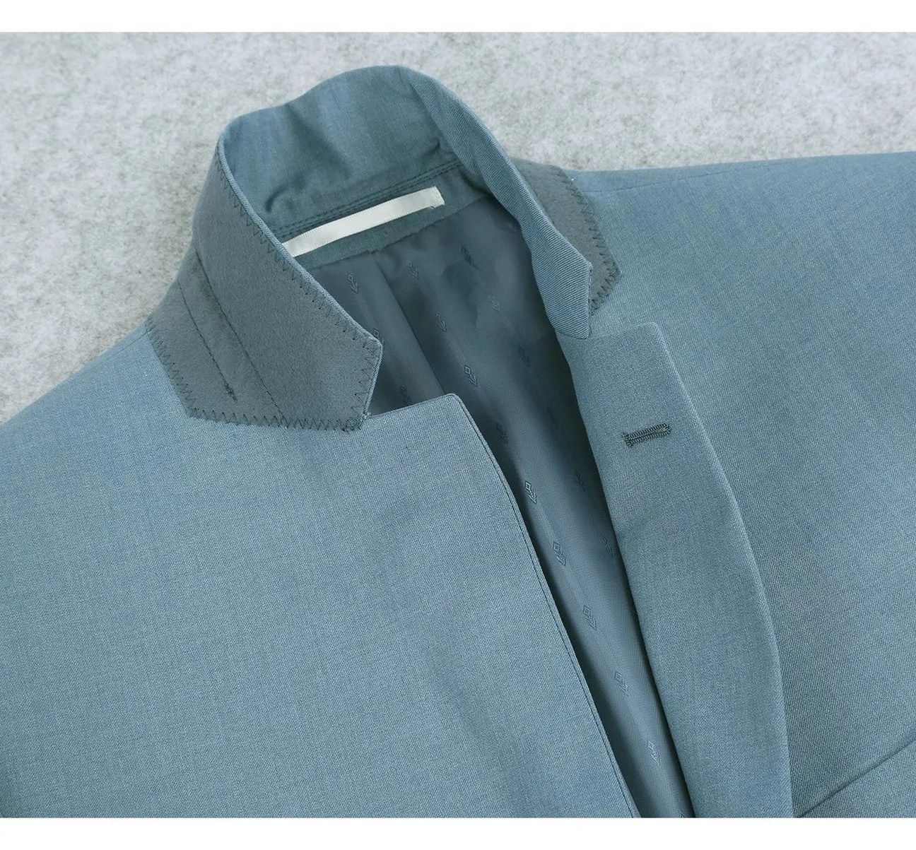 Alessandro Vitello by Renoir 2-Piece Slim Fit Notch Lapel Solid Suit 201-11
