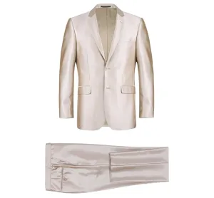 Alessandro Vitello by Renoir Sharkskin Slim Fit Italian Styled Two Piece Suit 207-3