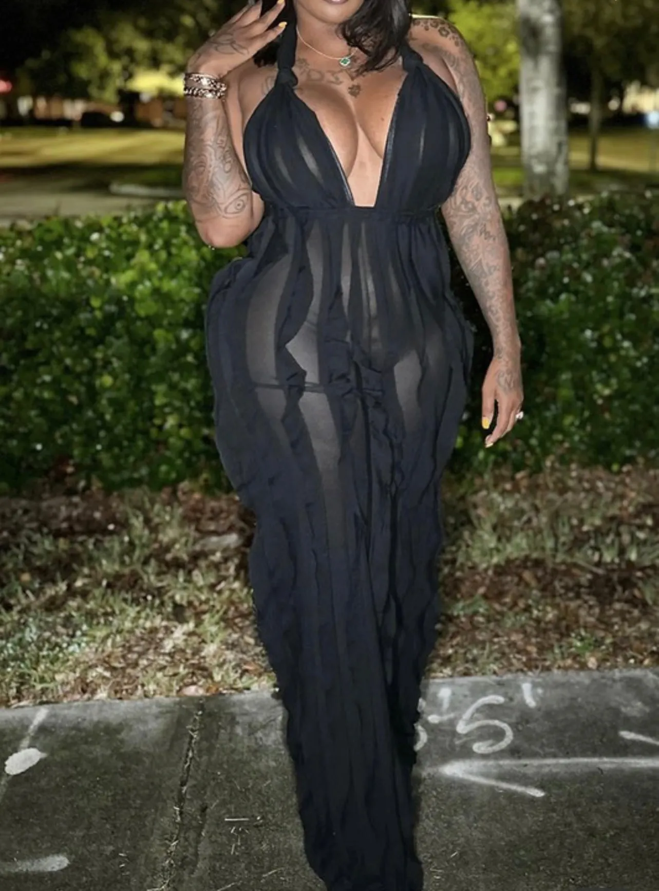 All Ruffled Up Baddie Jumpsuit