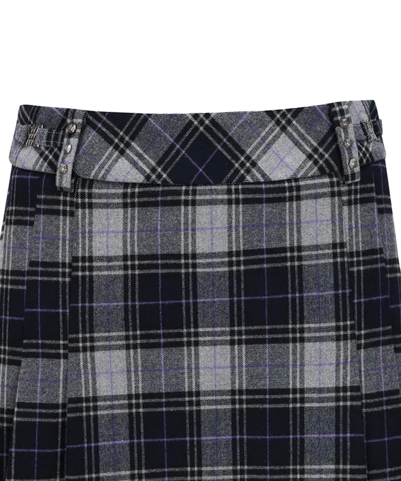 ANEW Golf Women's Asymmetery Pleats SQ - Lavender