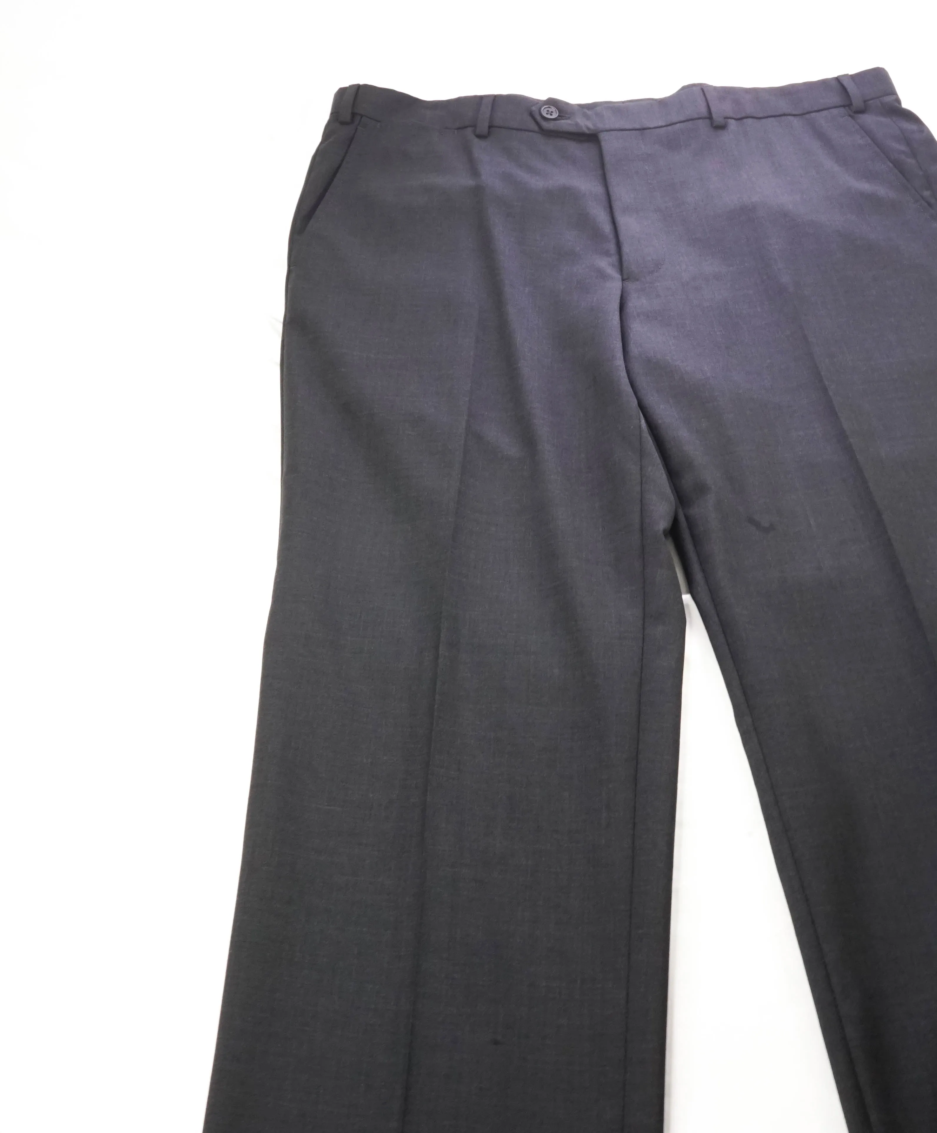 ARMANI COLLEZIONI - Gray *CLOSET STAPLE* Wool Flat Front Dress Pants - 37W