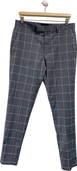 ASOS Grey Check Trousers W32