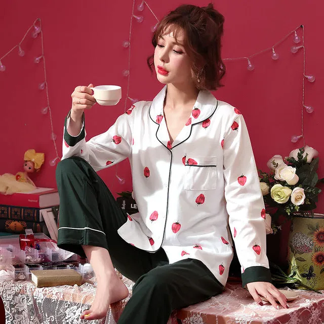 Autumn winter Pajamas Sets