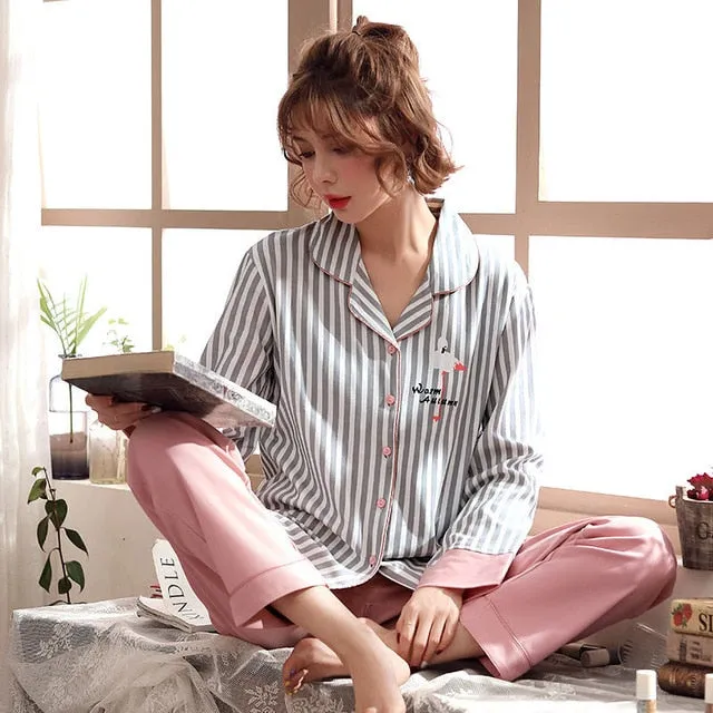 Autumn winter Pajamas Sets