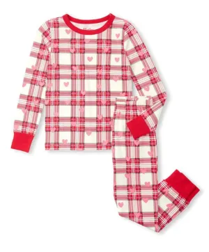 AW24 Hatley - Hearts Plaid Pyjamas