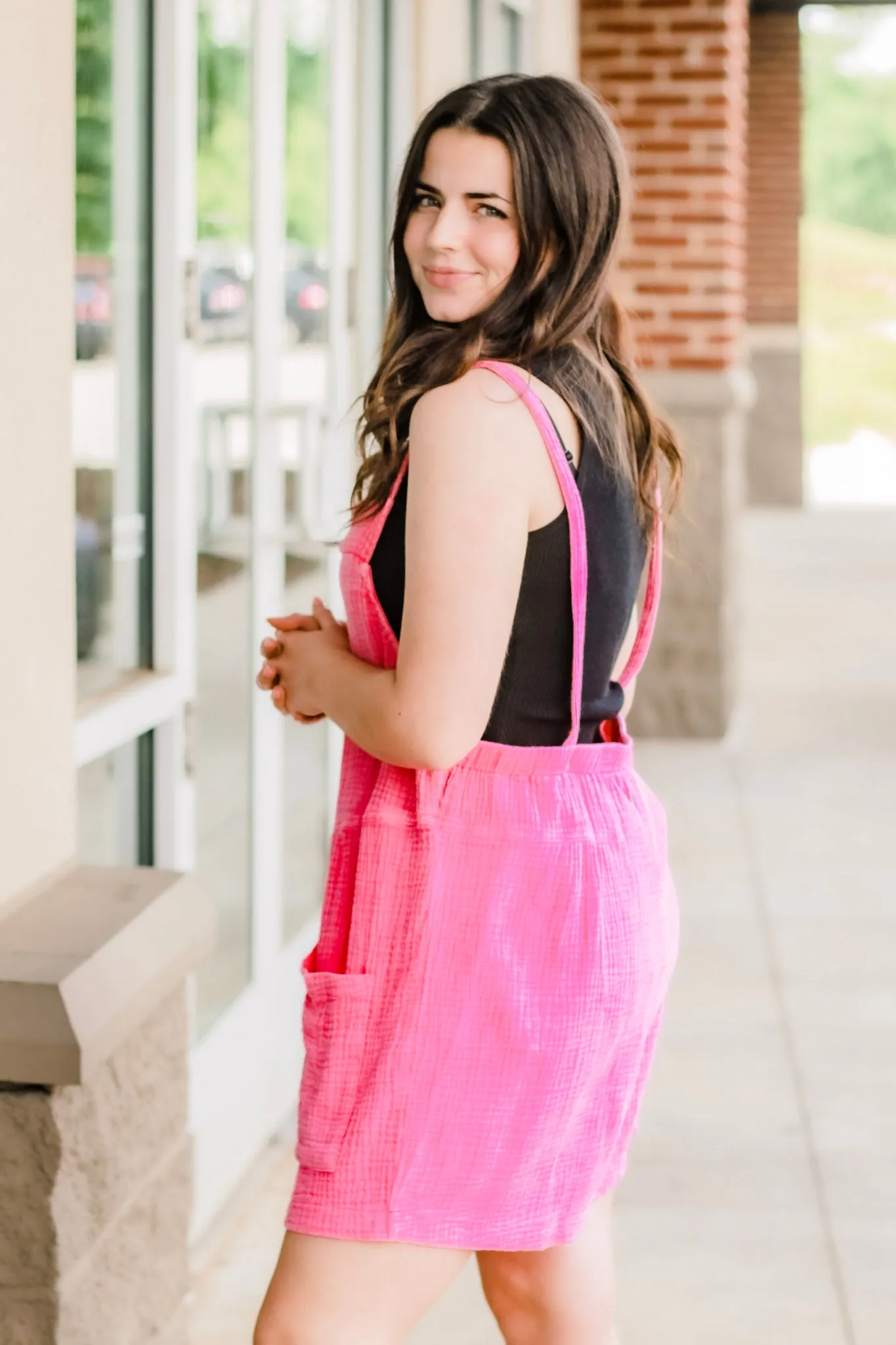 Best of All Pink Cotton Romper