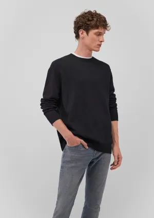 Black Crewneck Sweater