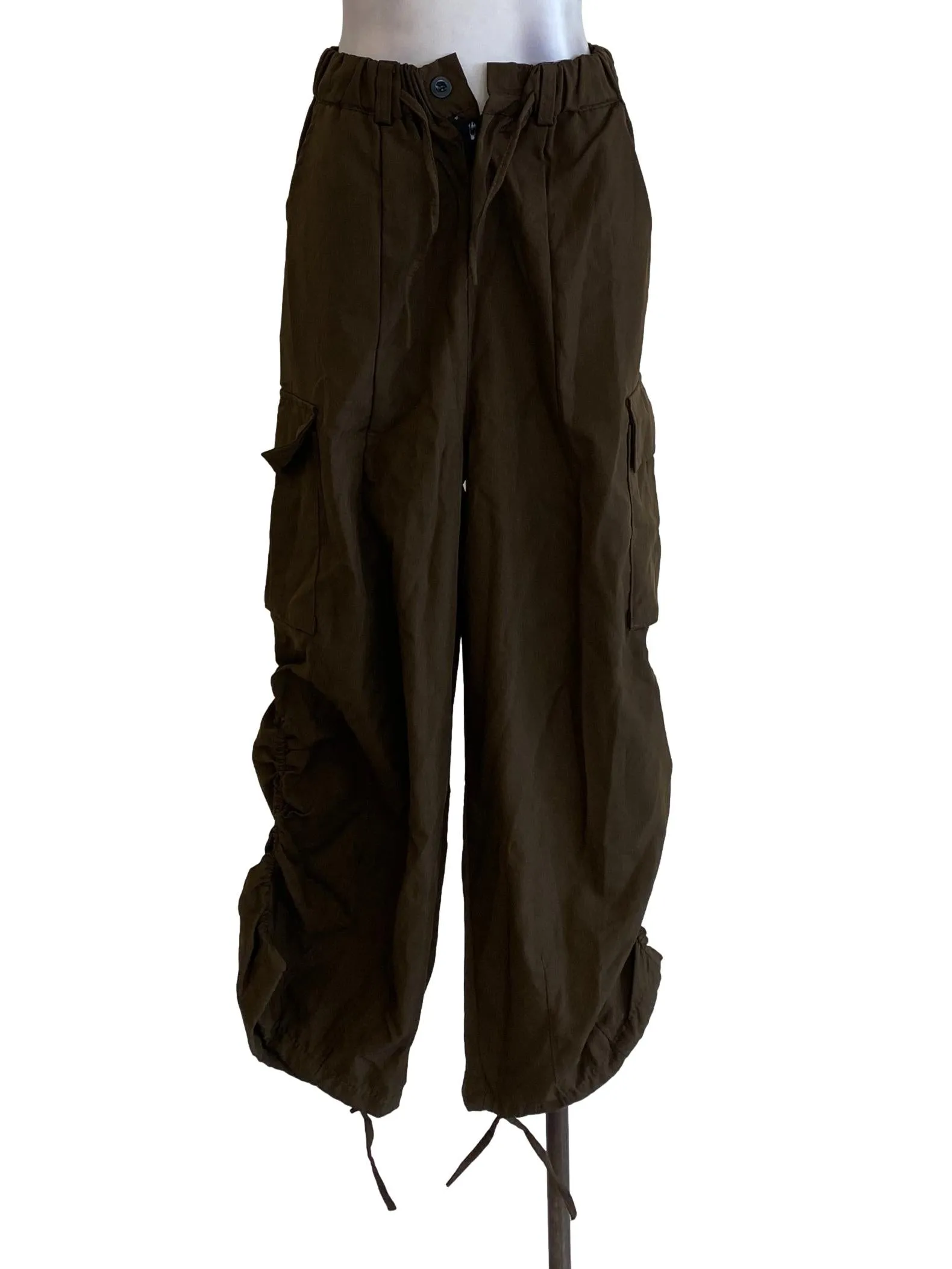 Black Plain Pleated Skirt