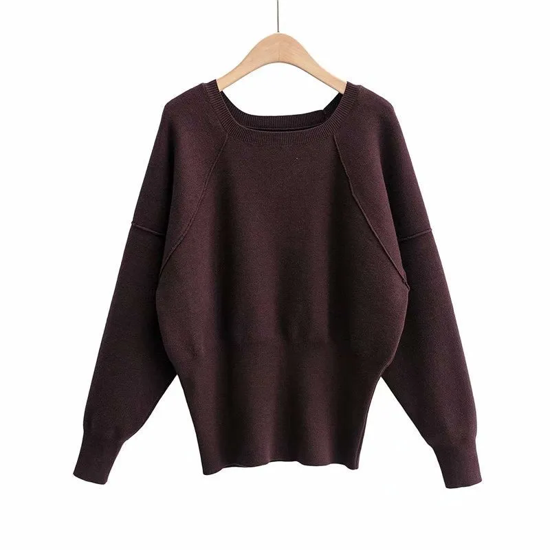 Black Splicing Oversize Sweatshirts Bodycon Skirt Midi Dresses Two Pieces