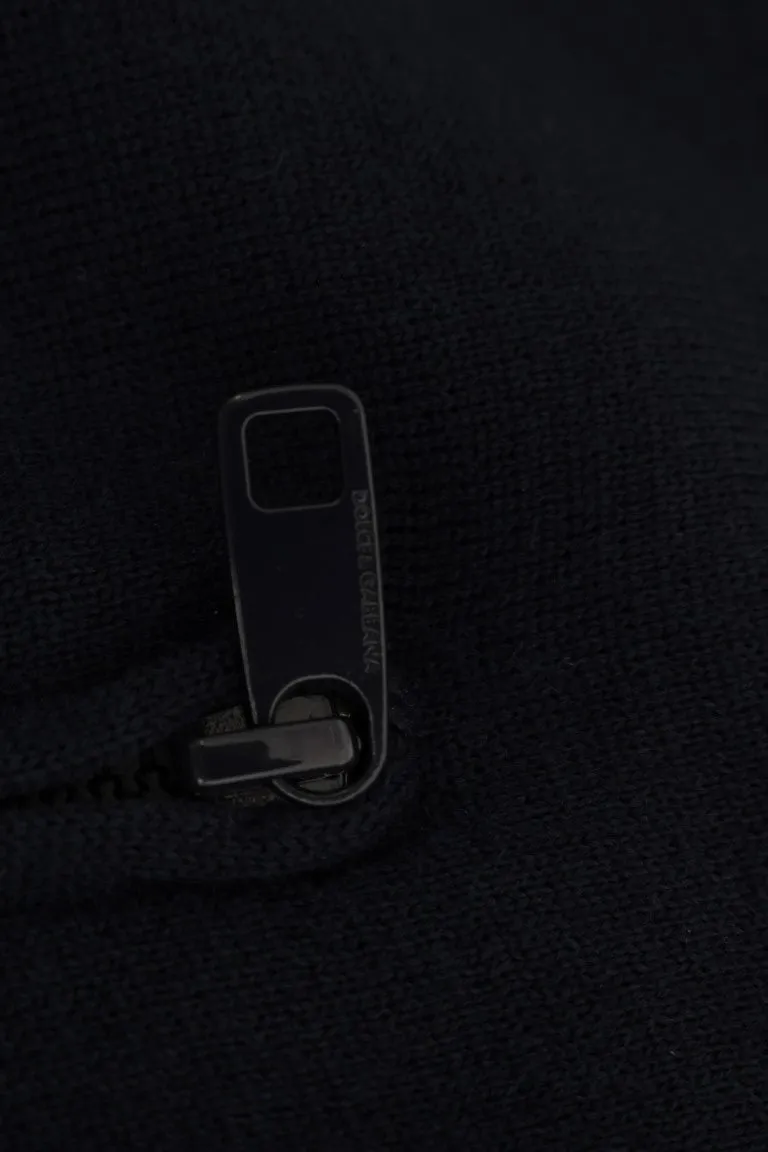Blue Wool Crewneck Sweater