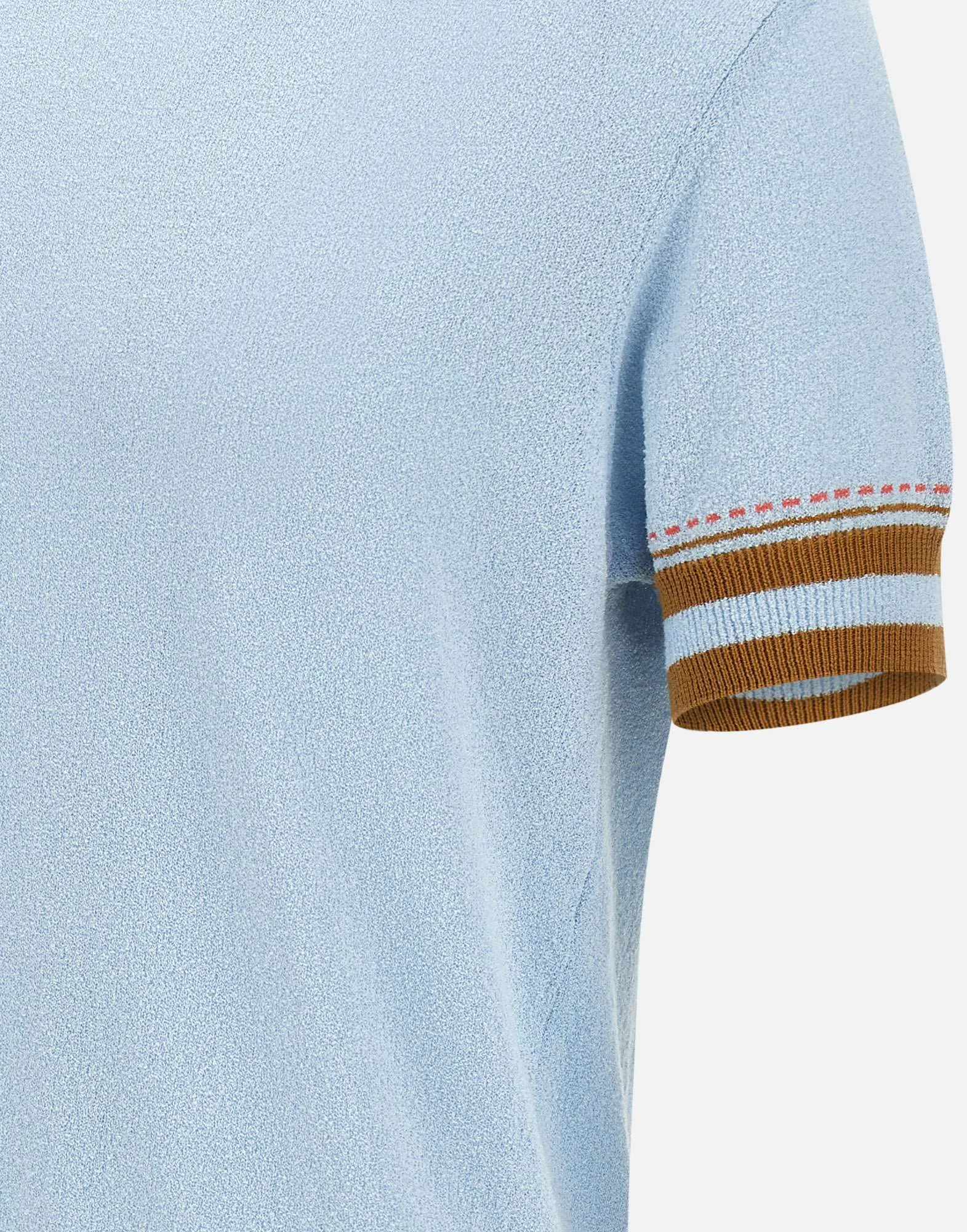 Bob pastellblå bomullsbesättning t -shirt