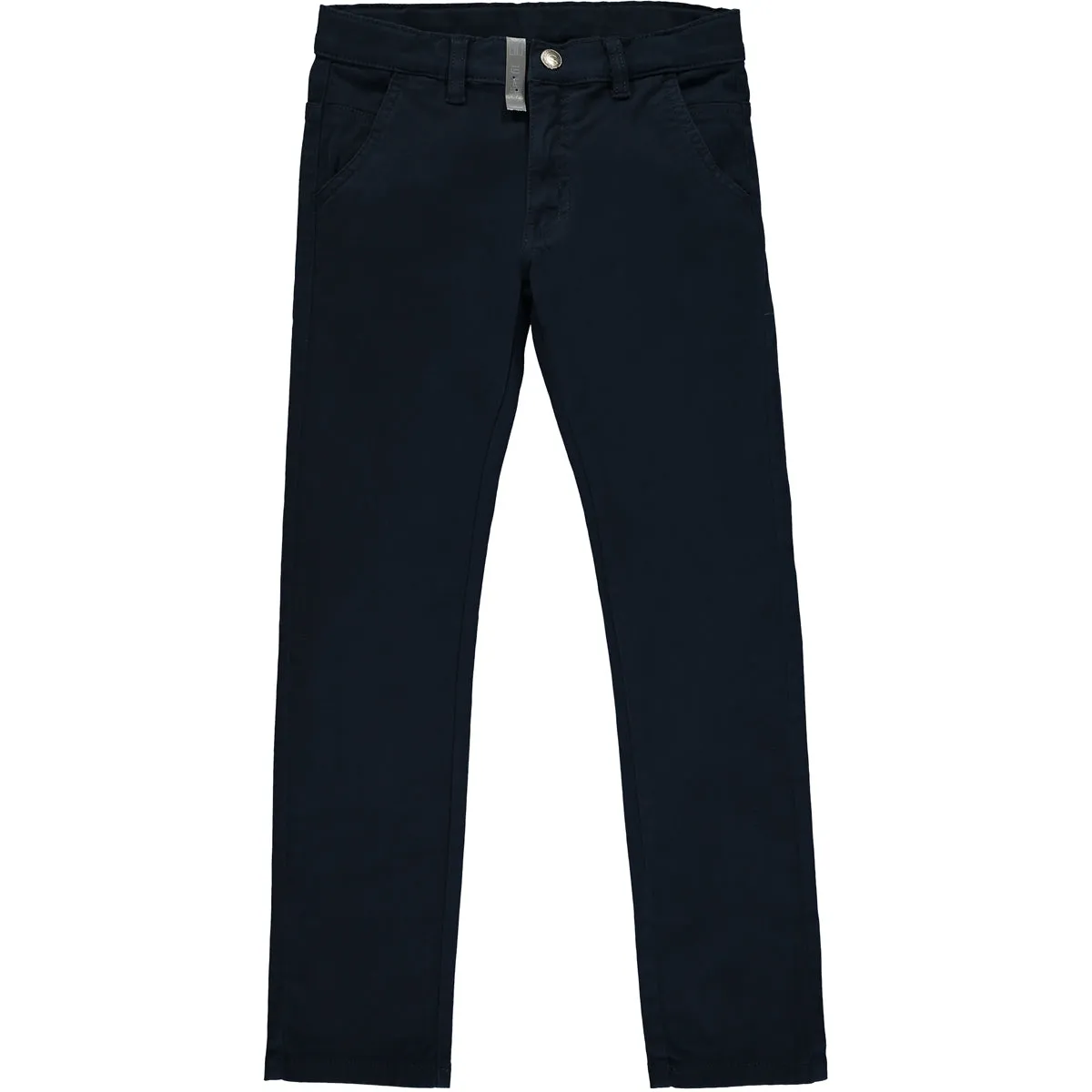 Boys Navy Blue Cotton Trousers
