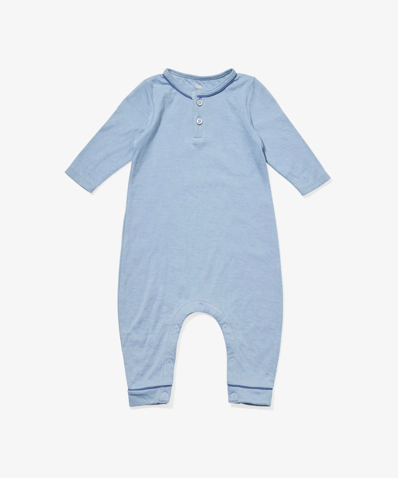 Campbell Romper, Dusty Blue