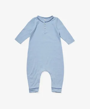 Campbell Romper, Dusty Blue