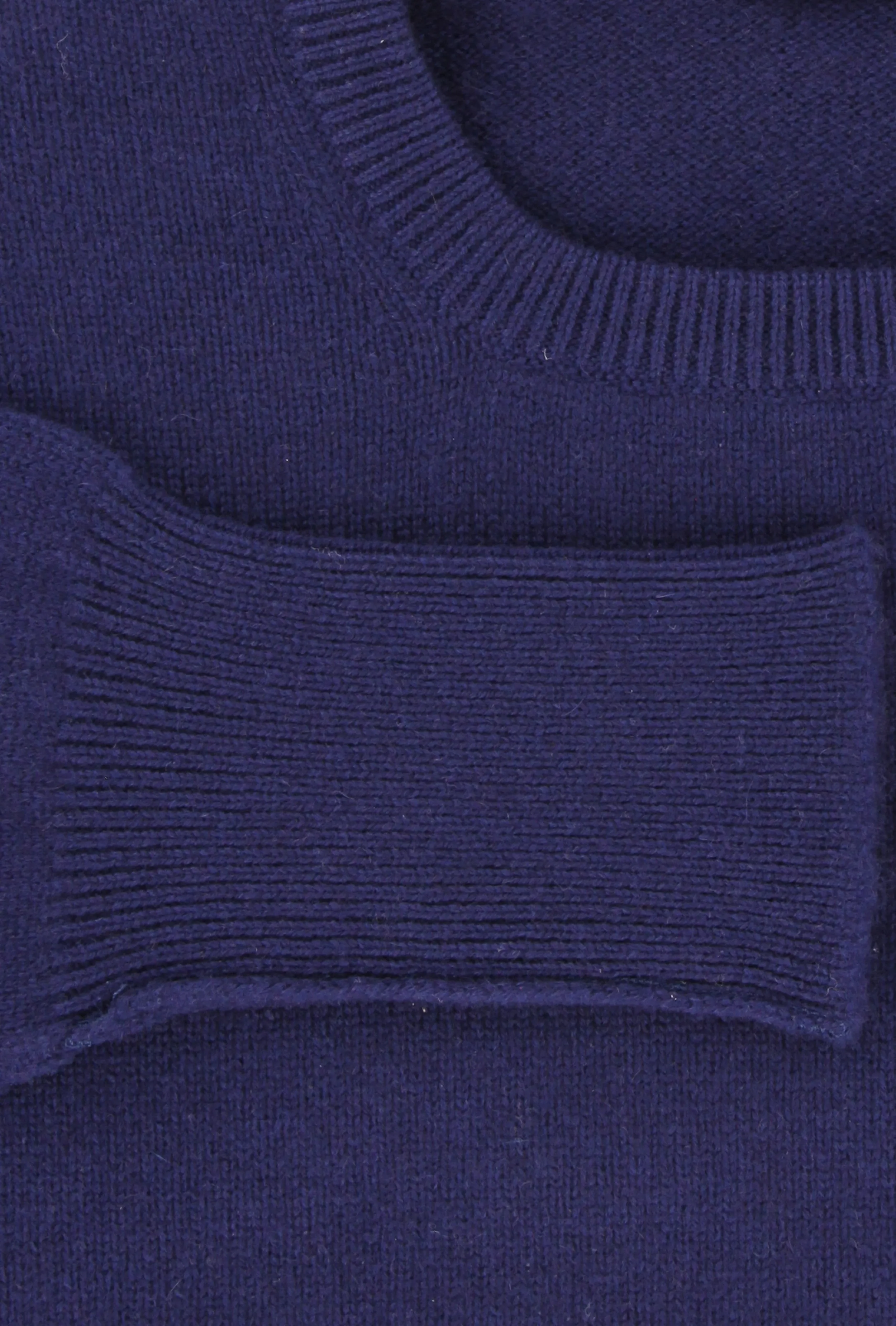 Cesare Attolini Navy Blue Crewneck Sweater
