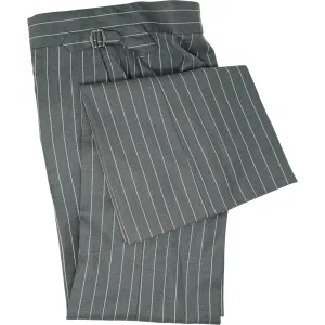 Charcoal Grey All-Season Pinstripe Trouser