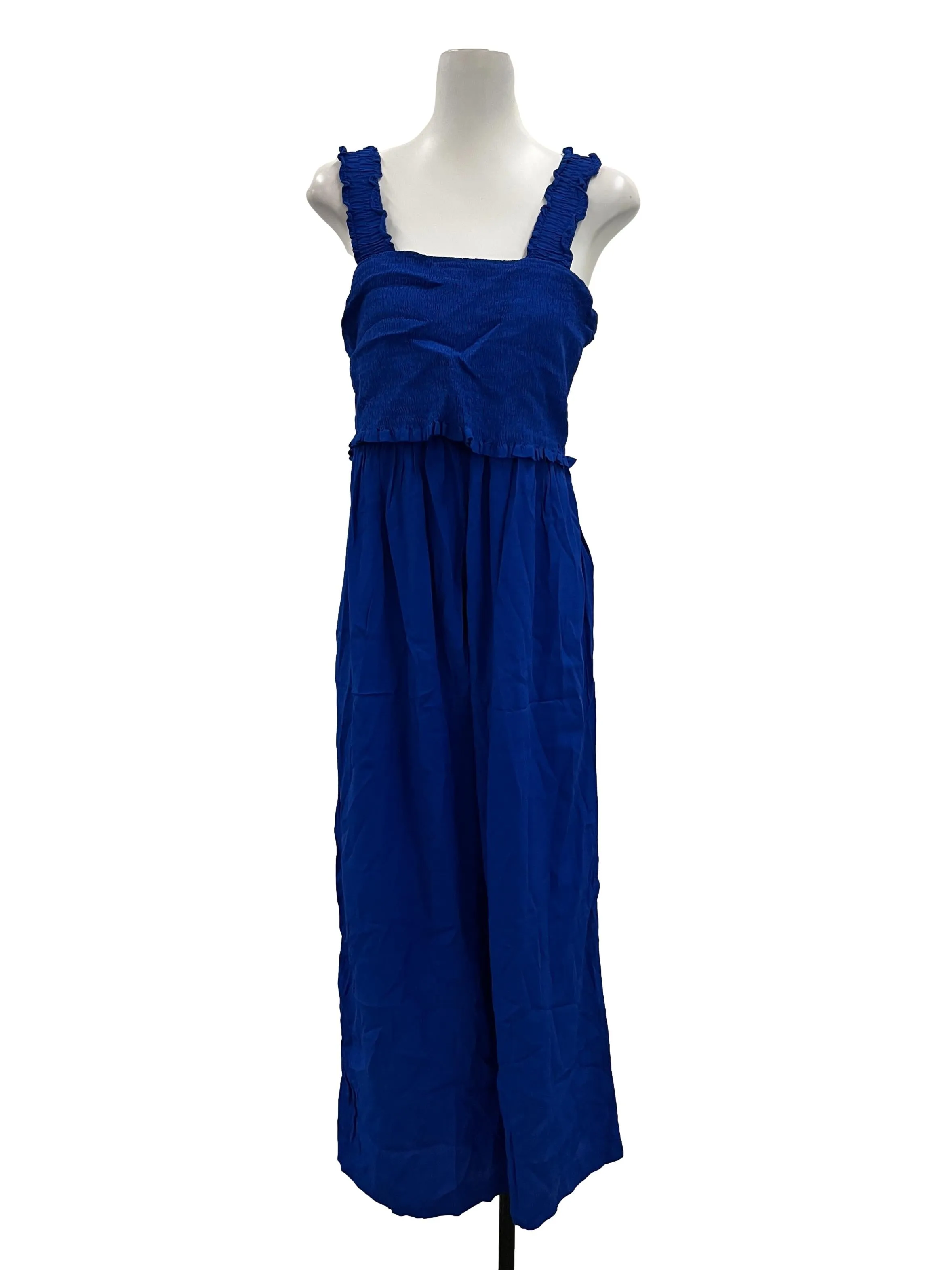 Cobalt Blue Sleeveless Romper