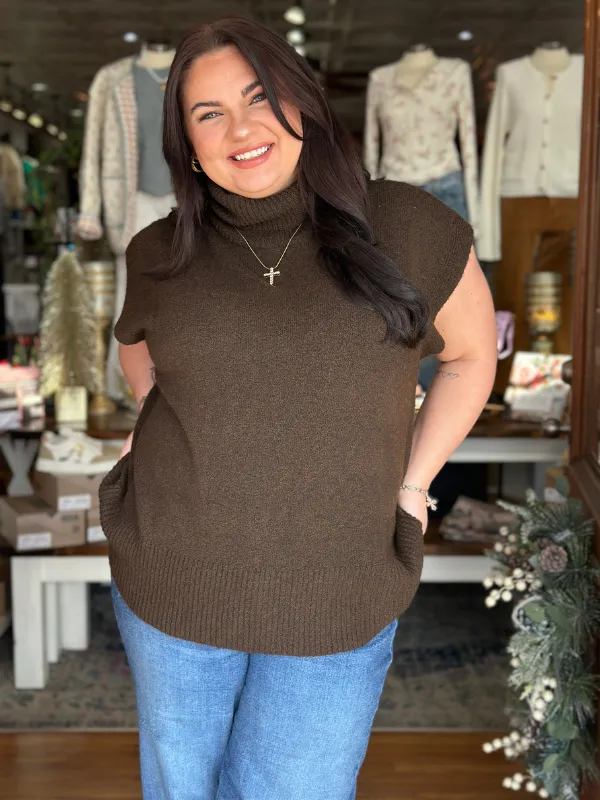 Coco High Neck Sleeveless Sweater