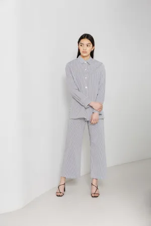 cropped pant, stripe