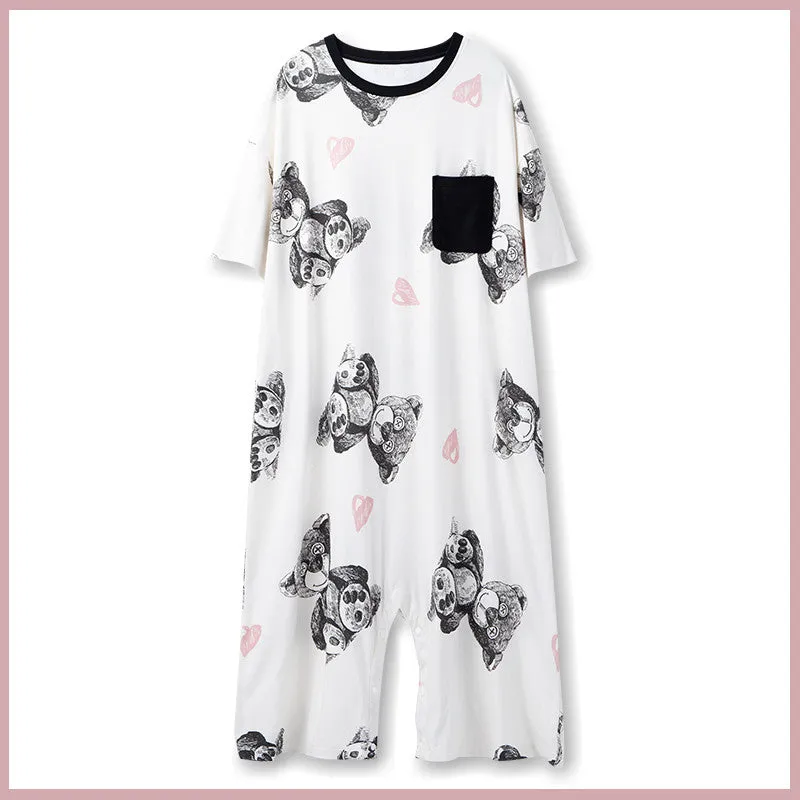 CUTE CARTOON ONE PIECE PAJAMAS UB3173