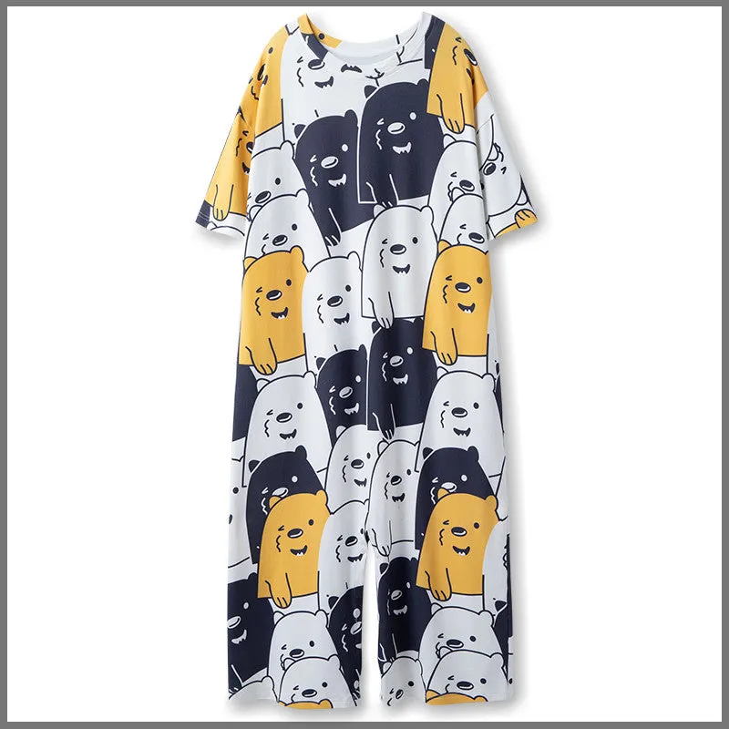 CUTE CARTOON ONE PIECE PAJAMAS UB3173