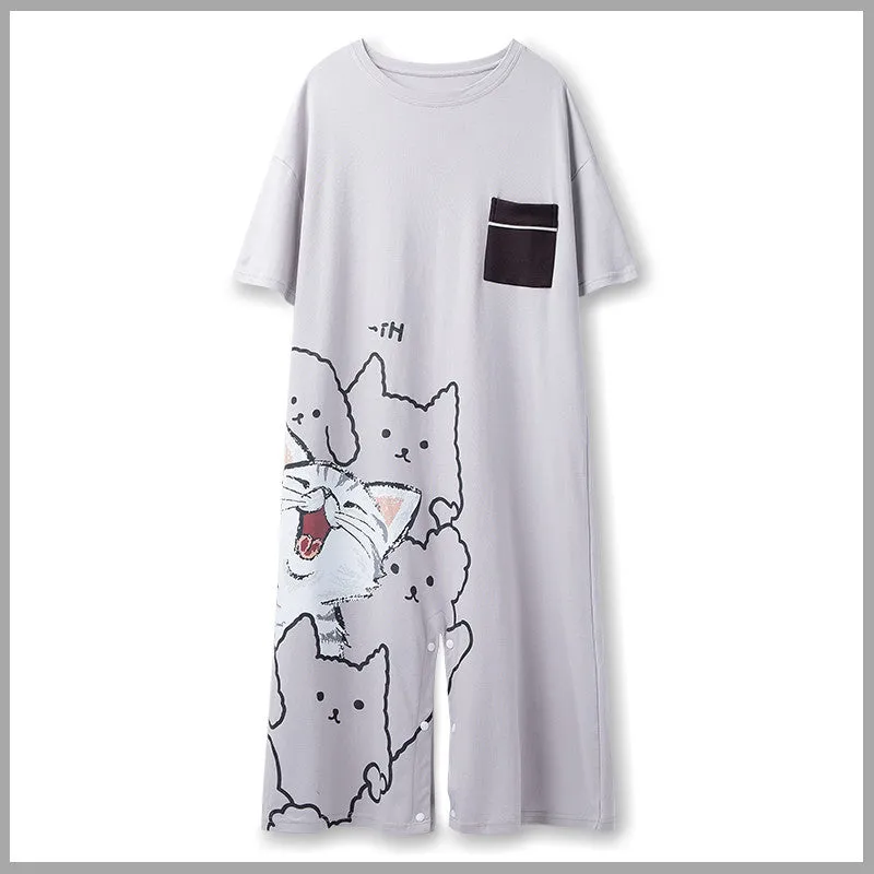 CUTE CARTOON ONE PIECE PAJAMAS UB3173