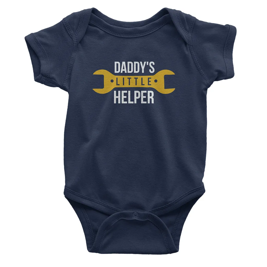 Daddy & Daddy's Little Helper. Father's Day gift for Father, Son, Daughter, Baby. Matching Mechanic T-shirt Set. Father Son matching tees.