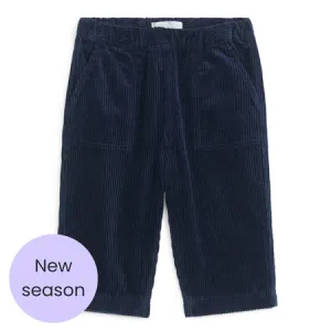 Dark Blue Corduroy Trousers