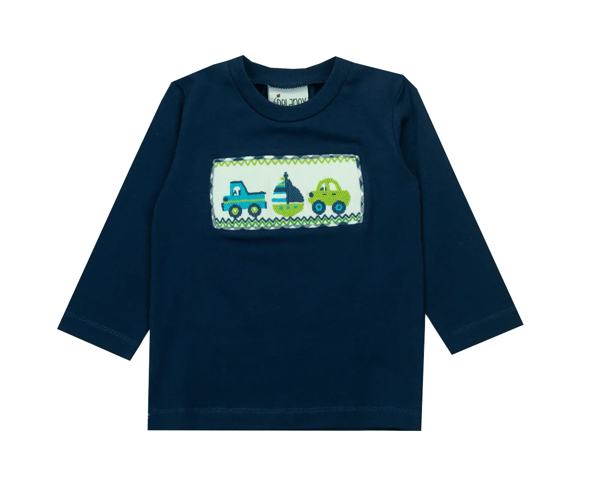 Delaney Transportation  Smocked Tee
