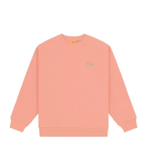 Dime Men Classic Small Logo Crewneck Pink Clay