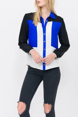 Doris Silk Button Down