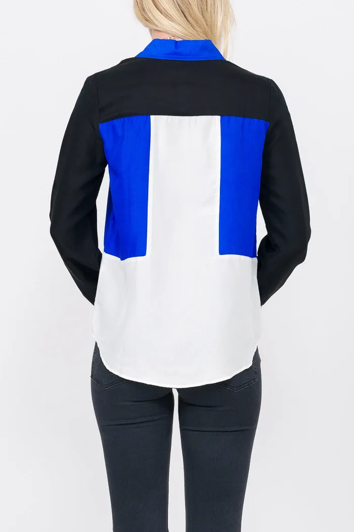 Doris Silk Button Down