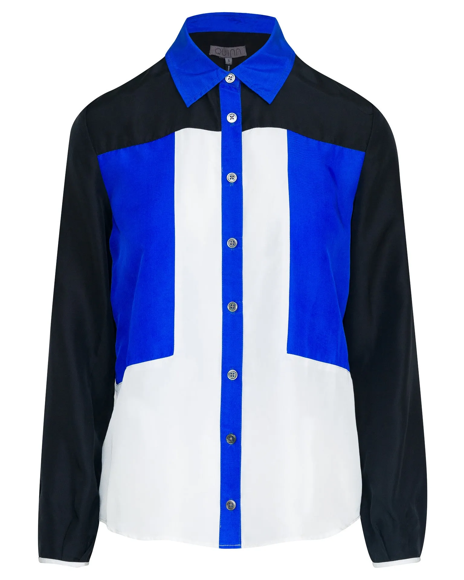 Doris Silk Button Down