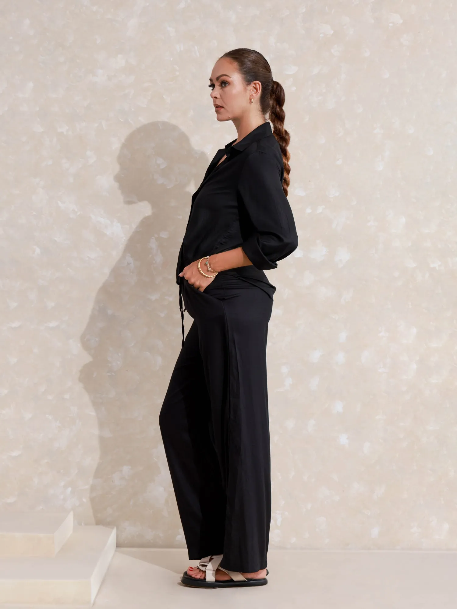 Drawstring Basic Pant