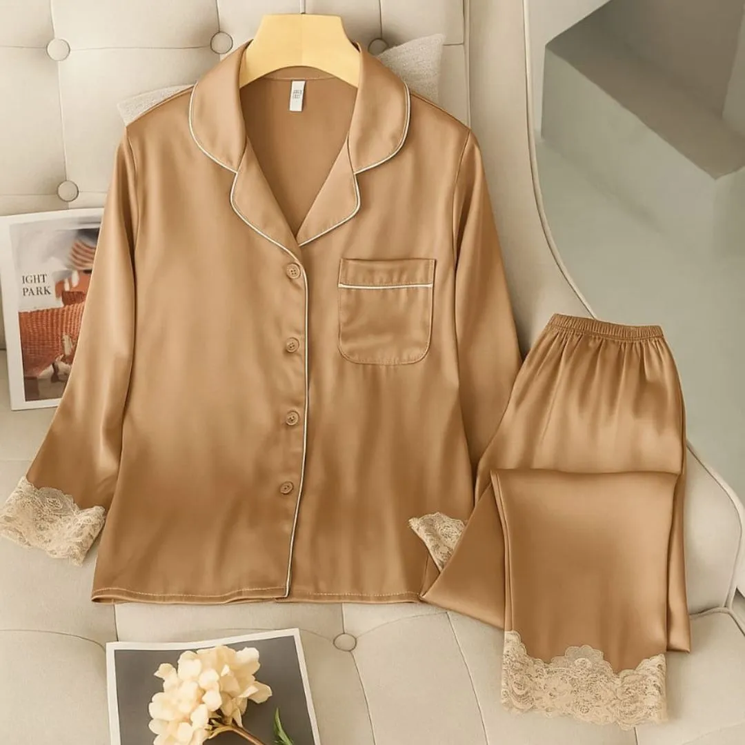 Dream Satin Pajamas Set 2.0 (Faux Silk)