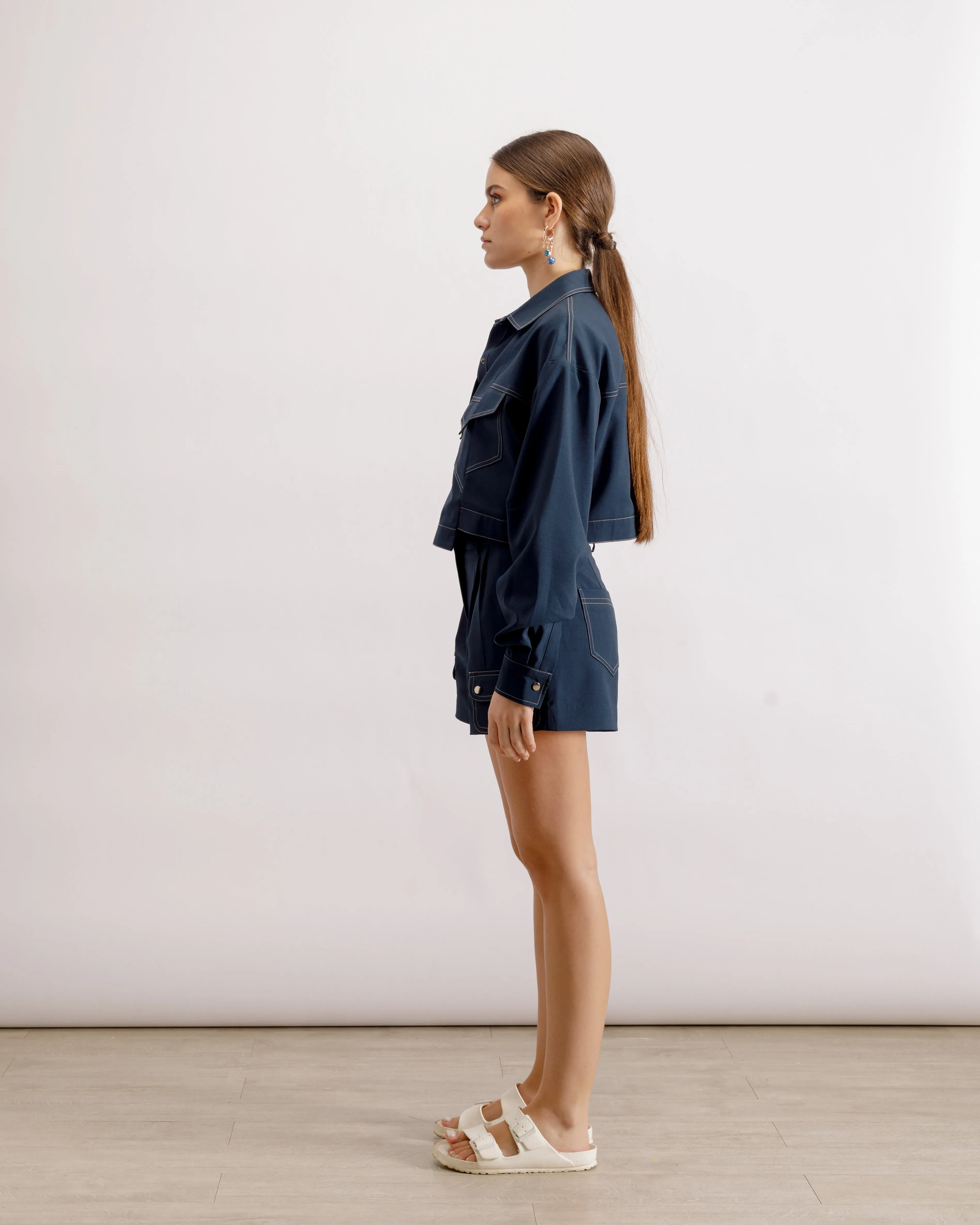 Dusk Pleated Shorts