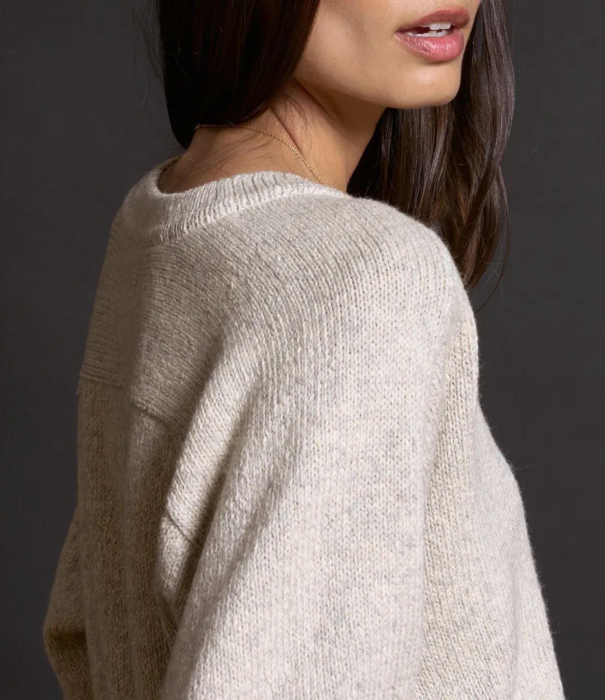 Eden Deep V Sweater | Rowan