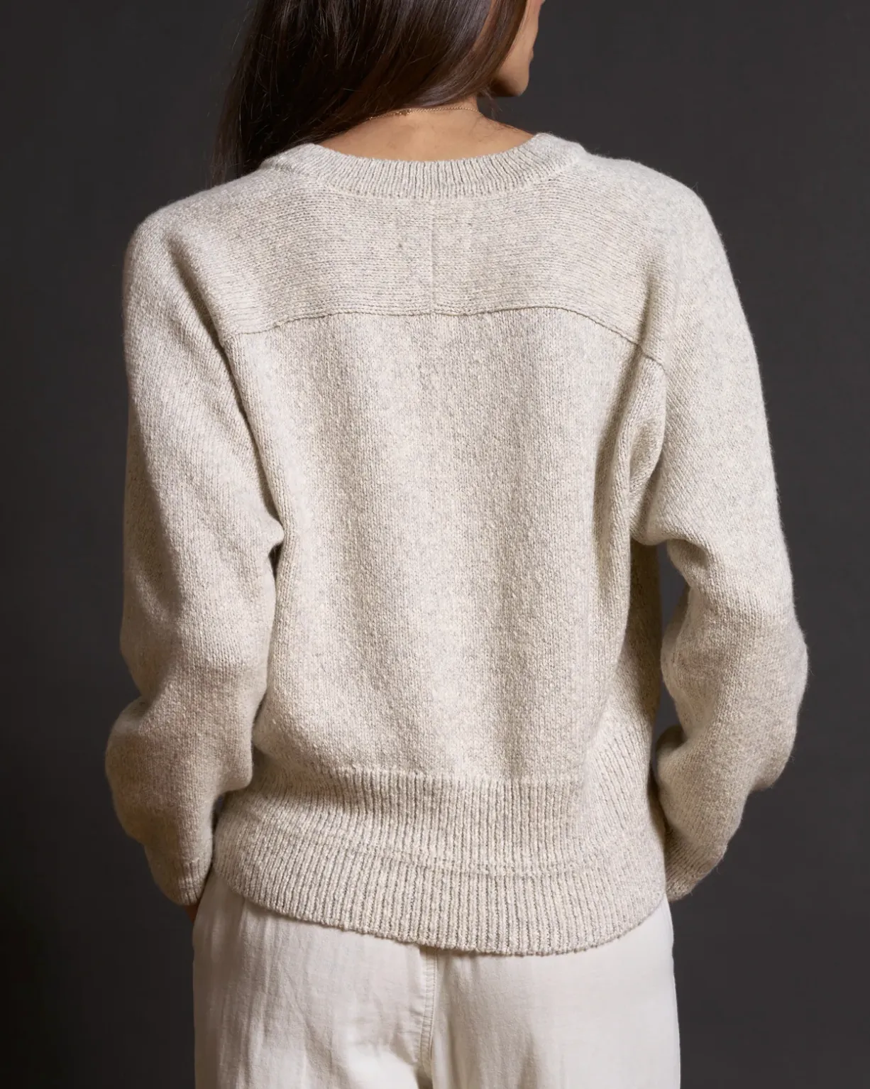 Eden Deep V Sweater | Rowan
