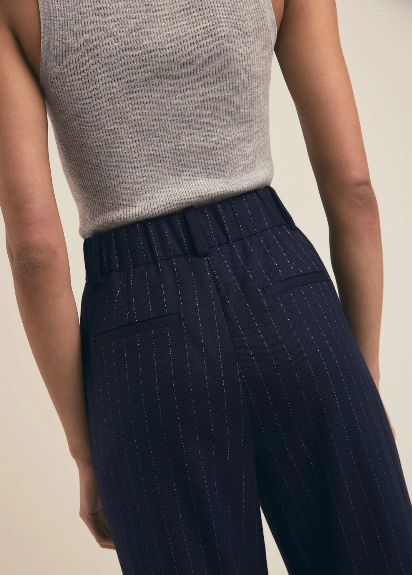 Favorite Daughter - Dream Favorite Pant - Navy Pinstripe