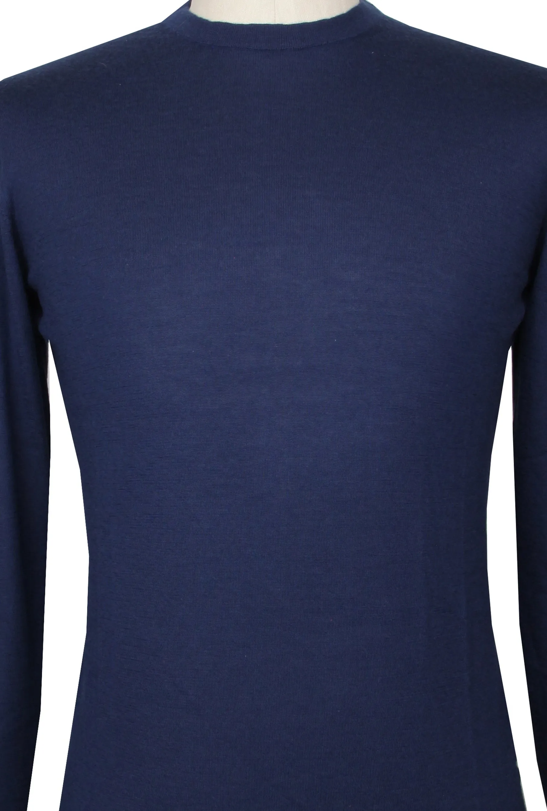 Fiori Di Lusso Blue Crewneck Sweater