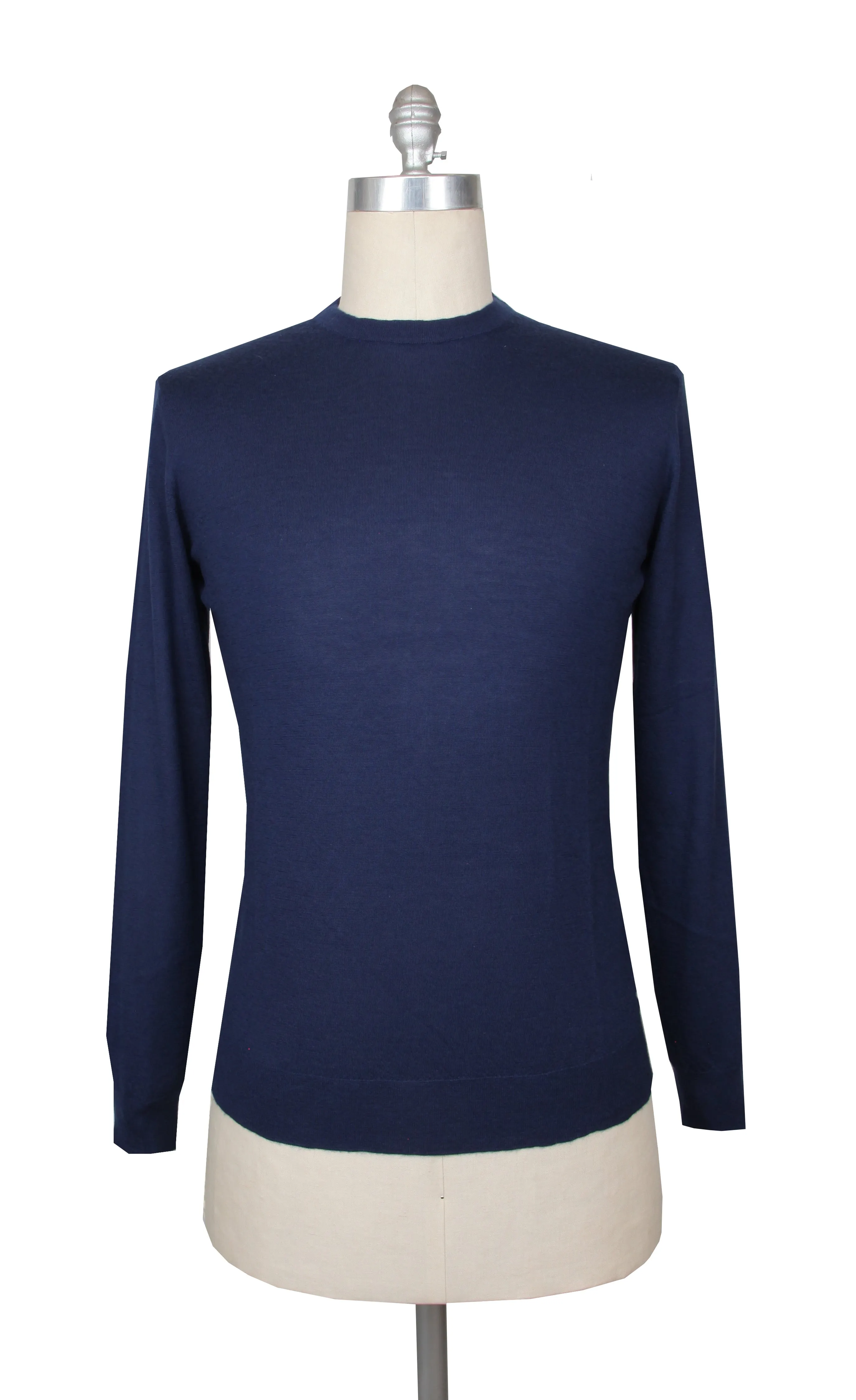 Fiori Di Lusso Blue Crewneck Sweater