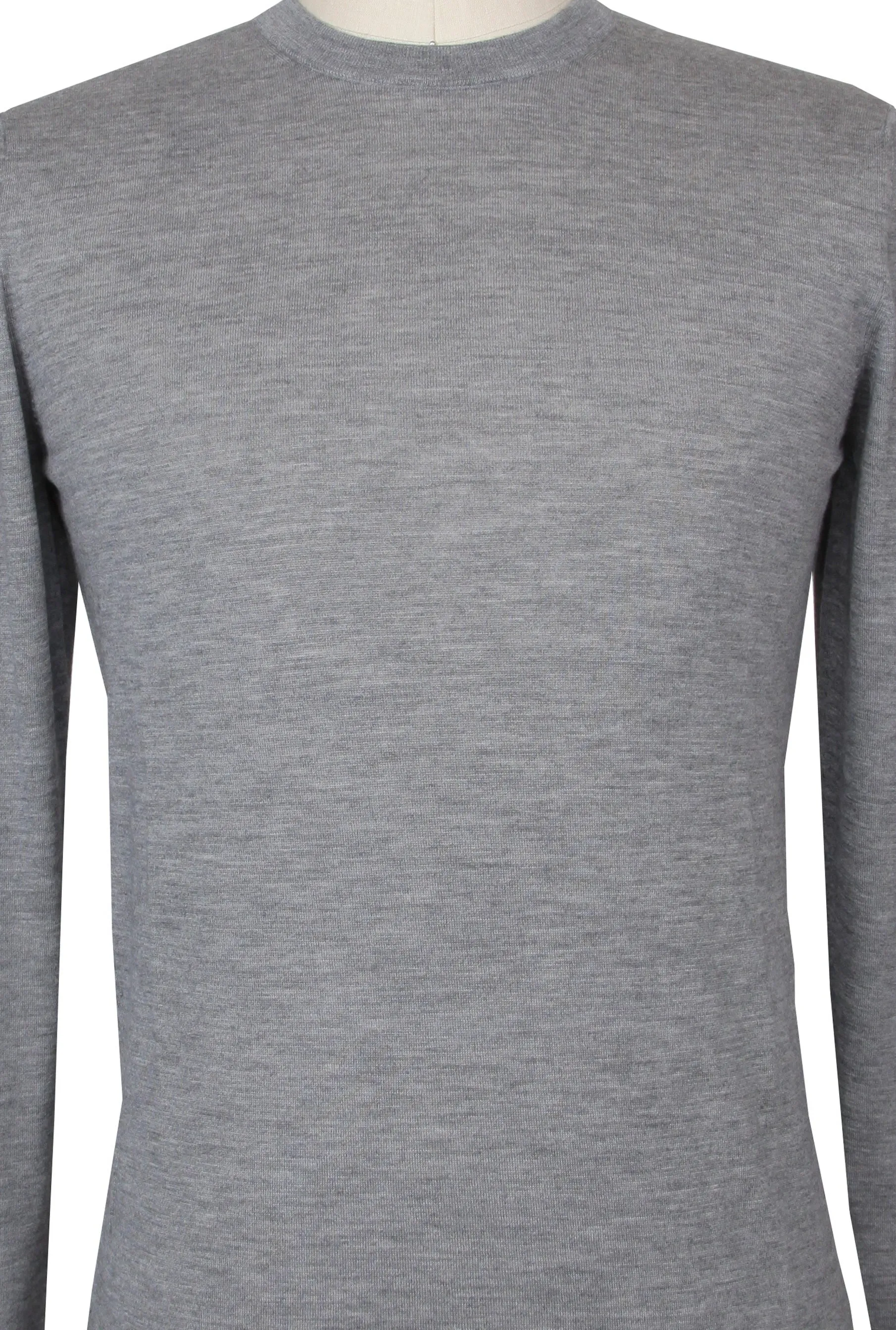 Fiori Di Lusso Gray Crewneck Sweater