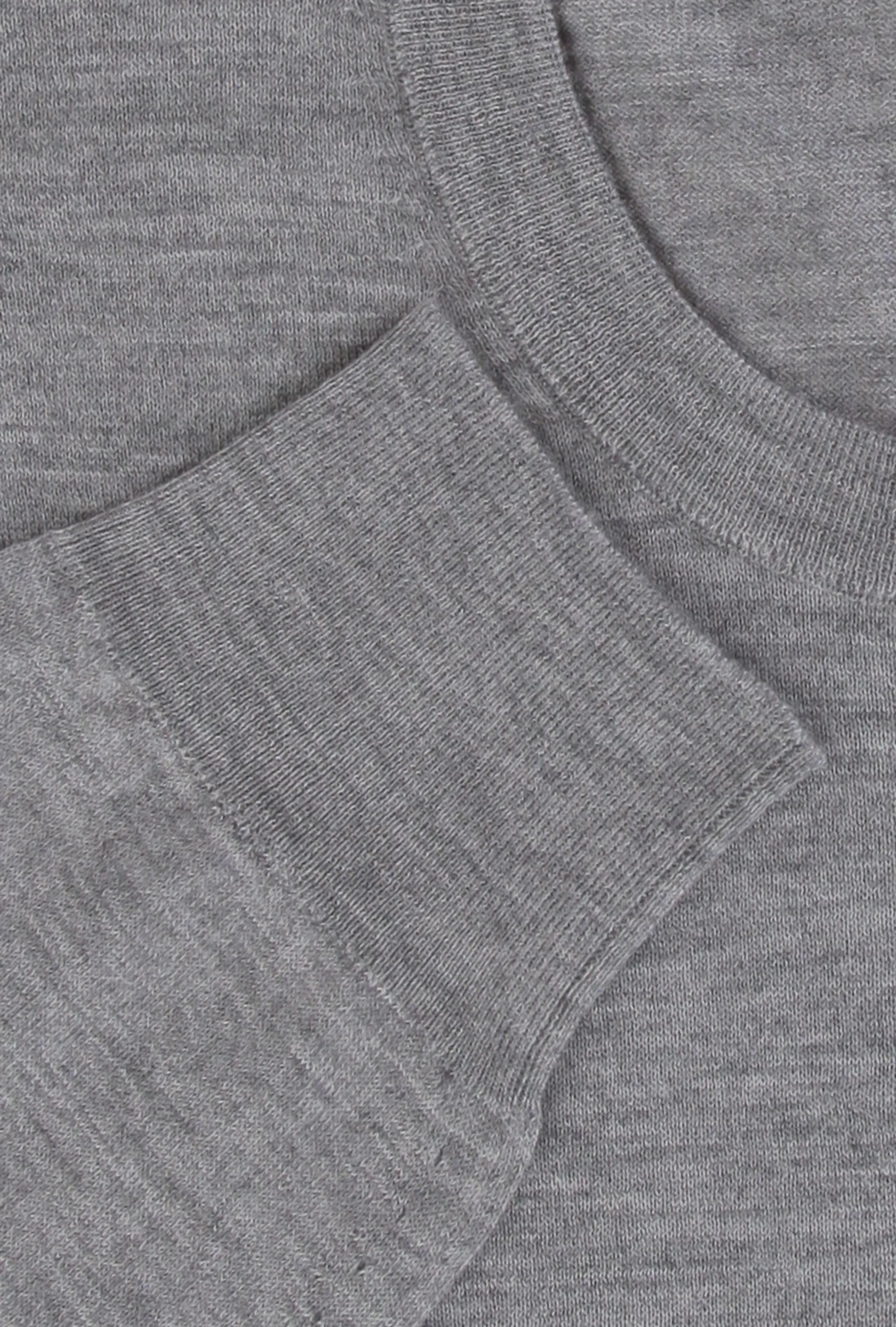 Fiori Di Lusso Gray Crewneck Sweater