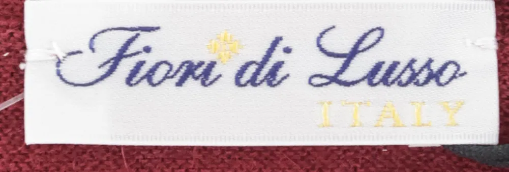 Fiori Di Lusso Red V-Neck Cardigan