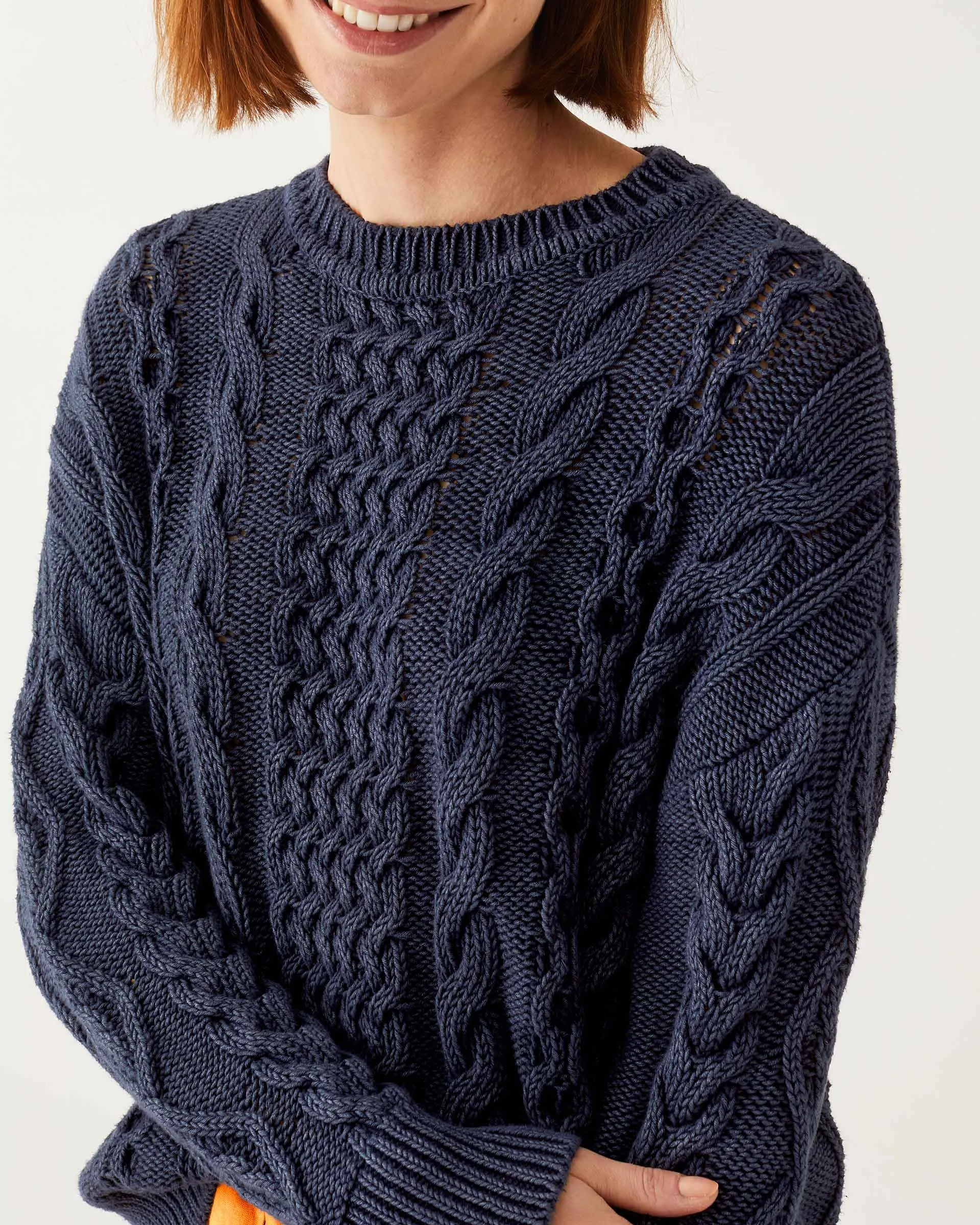 Fisherman Crewneck Pullover