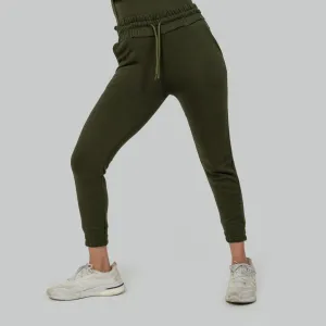 Flex Terry Trouser - Olive