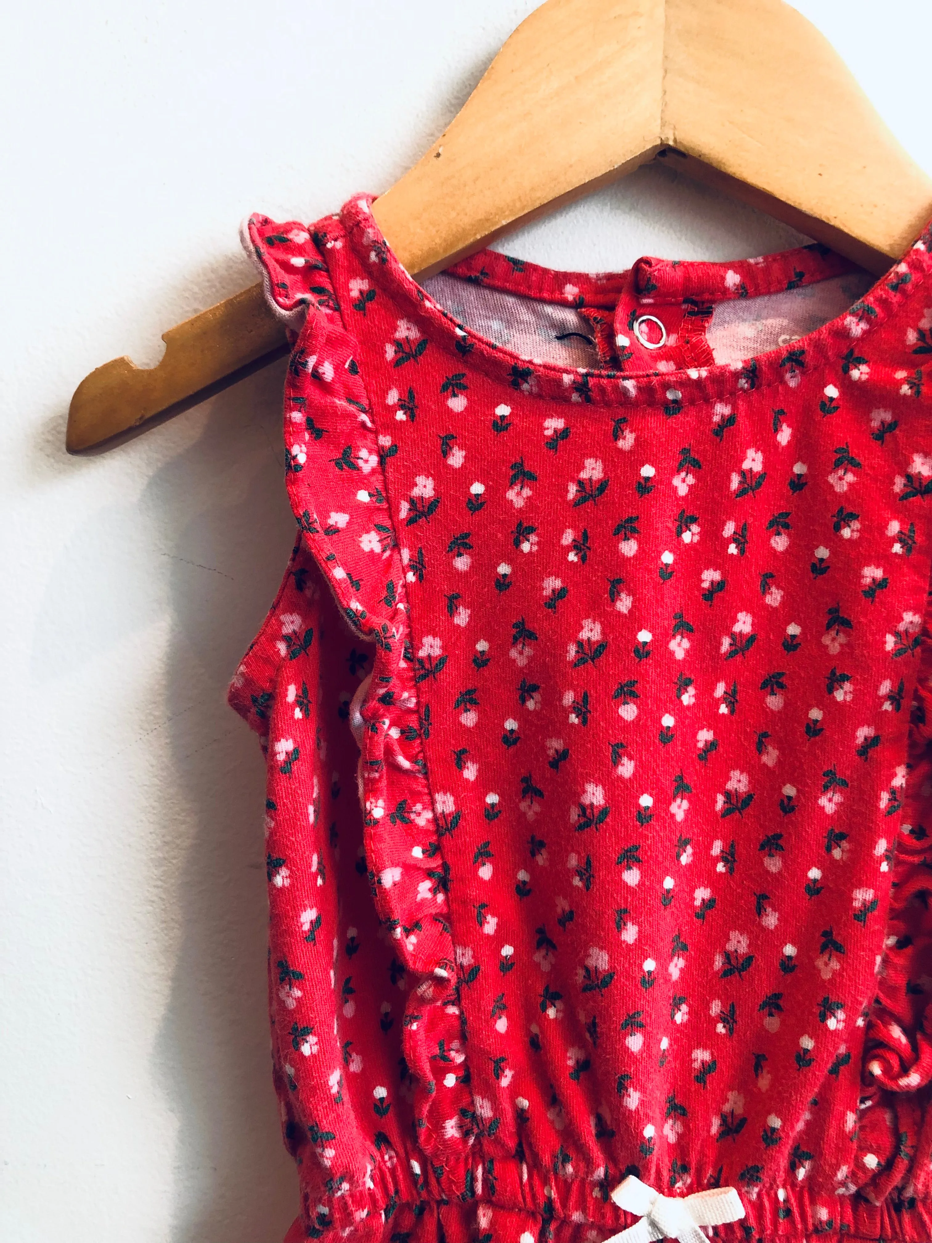 Floral Romper Shorts // 9M