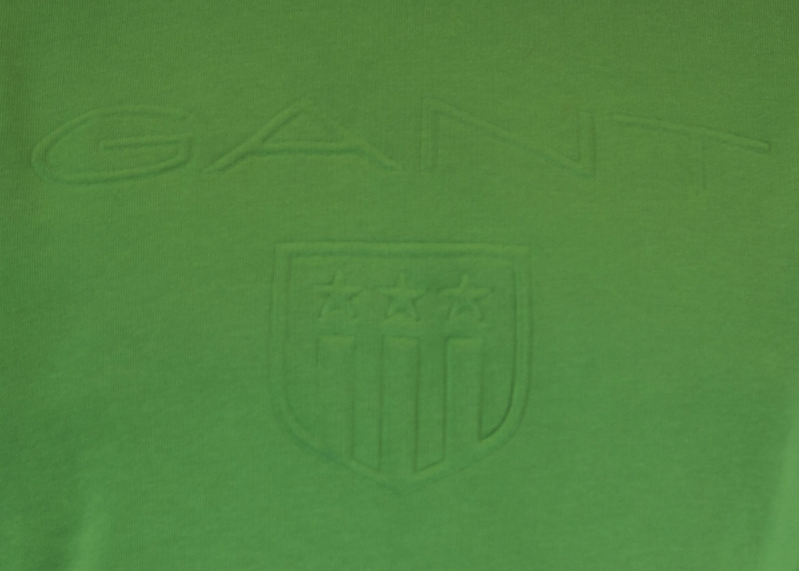 GANT Men's Jelly Green Gant Embossed C-Neck Sweatshirt 276317 Size M $165 NWT